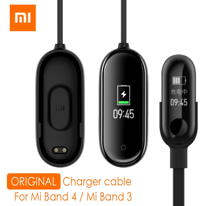 Оригинальный Xiaomi mi Band 3 4 зарядный кабель для передачи данных Док станция band usb