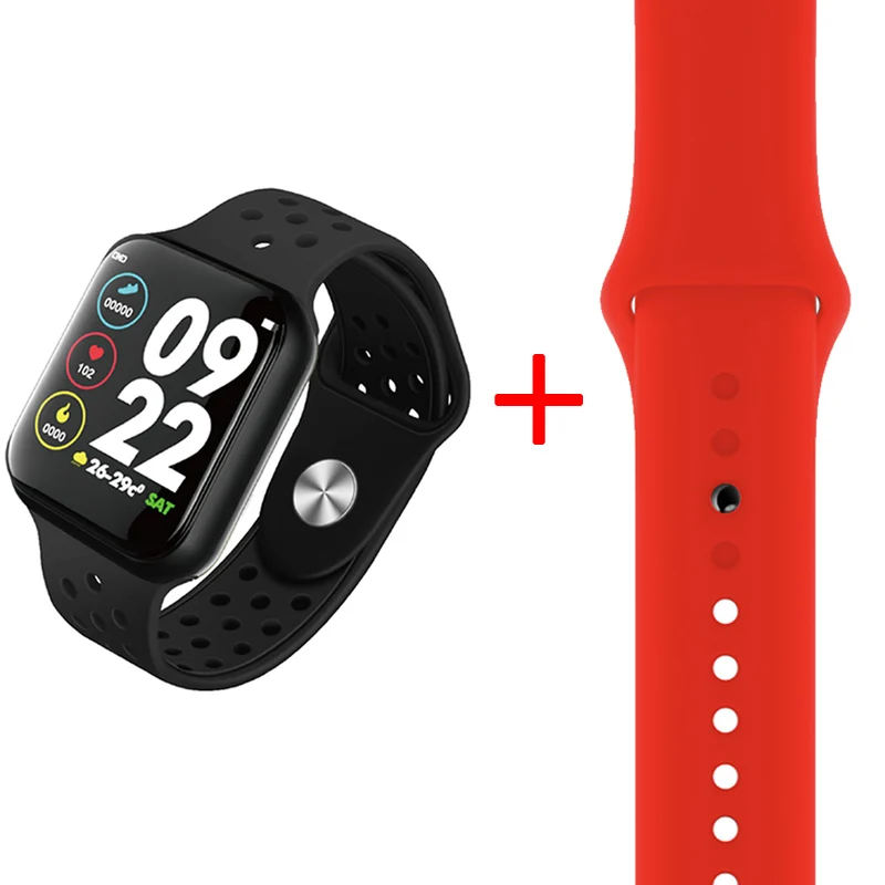 F9 женские водонепроницаемые Смарт-часы P68 Plus Bluetooth умные часы для Apple IPhone Xiaomi монитор сердечного ритма фитнес-трекер - Цвет: F9 RED