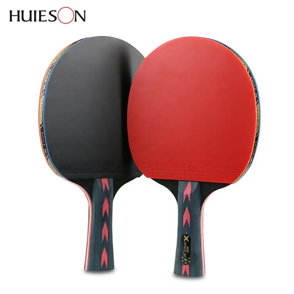 2 шт. оценку в пять звезд углерода ракетка для настольного тенниса Ракетки Набор