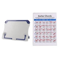 1 pcs portable foldable lightweight music rack stand 1 pcs acoustic guitar practice chords scale chart tool