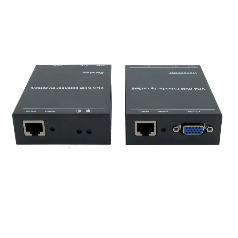 Сетевой удлинитель IP 200M VGA через Cat5e/6 1080P RJ45 Vga TCP/IP с KVM клавиатурой мышью передачей