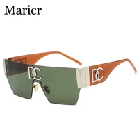maricr 2022 square sunglasses women luxury brand design vintage sun glasses big frame mirror red purple eyewear uv400