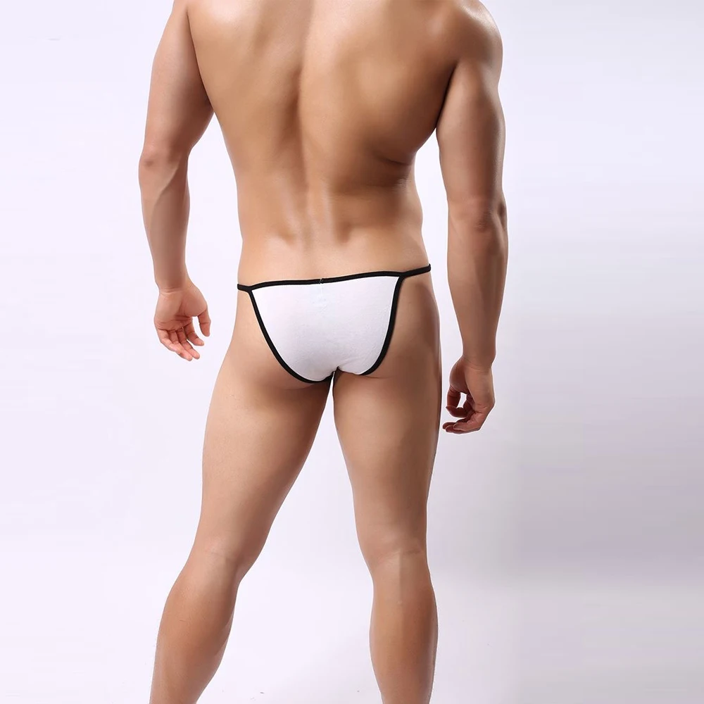 

Sexy Men Bikini Swimwear Low Waist T String Swimsuit Man Gay Swim Pool Mens Swim Brifes G String Bathing Suits