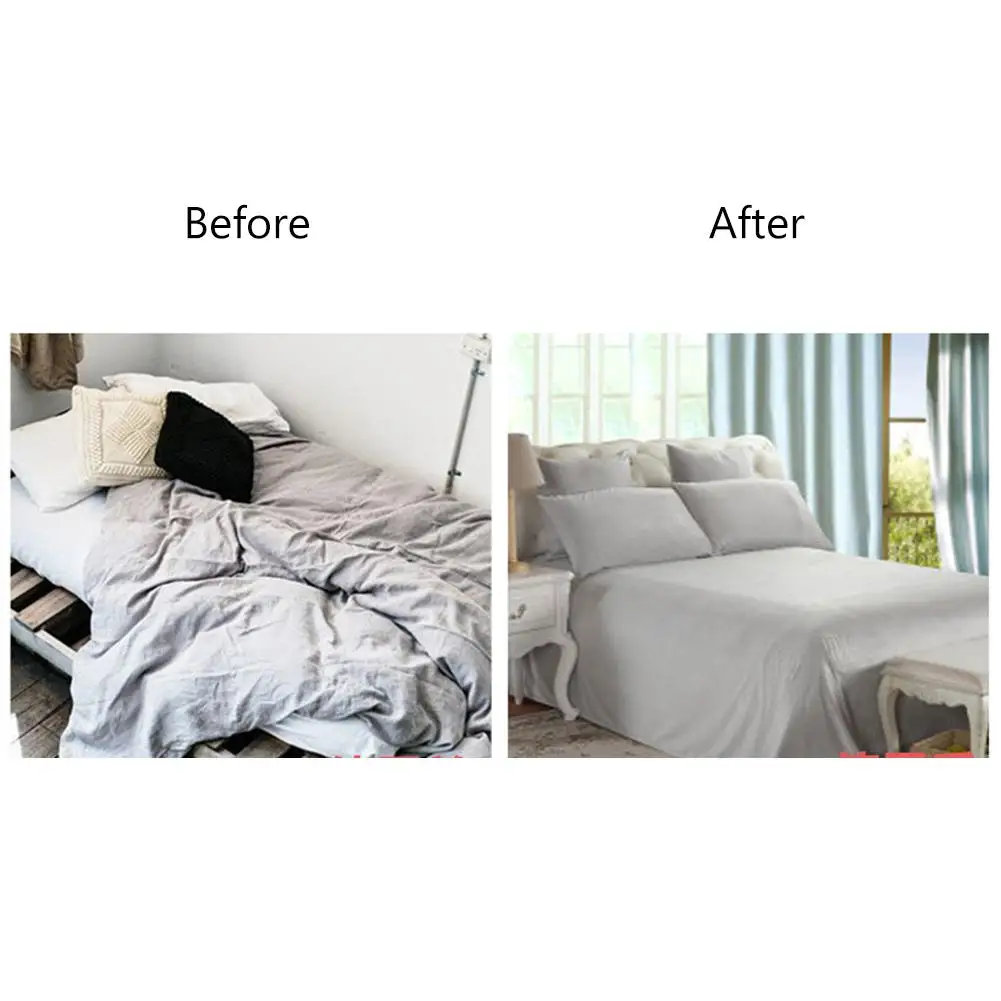 4 шт. покрывало для матраса белого цвета одеяла домашние захваты зажим держателя