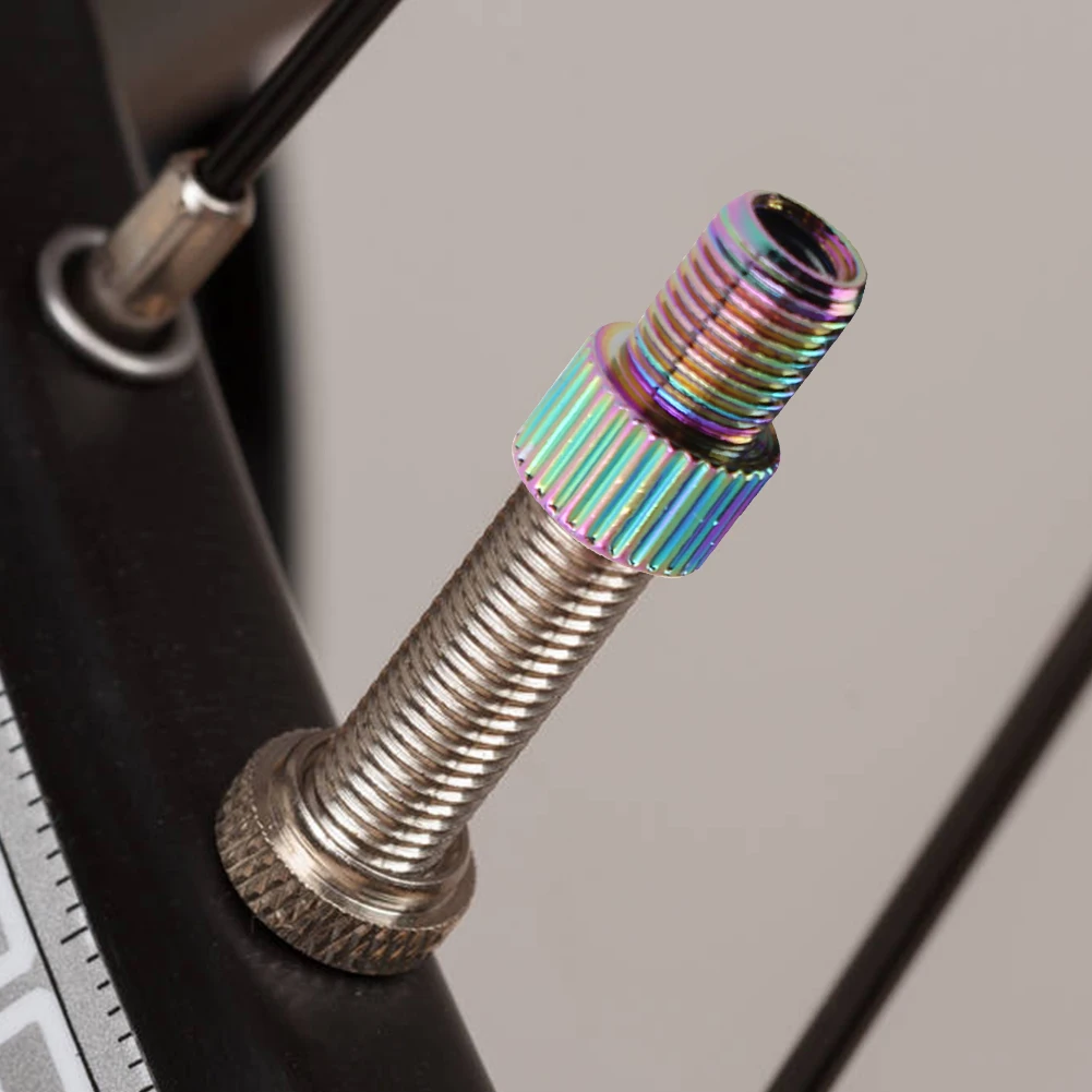 Адаптер клапана велосипеда 4 шт. Presta to Schrader Wheels газовая сопла Преобразователь