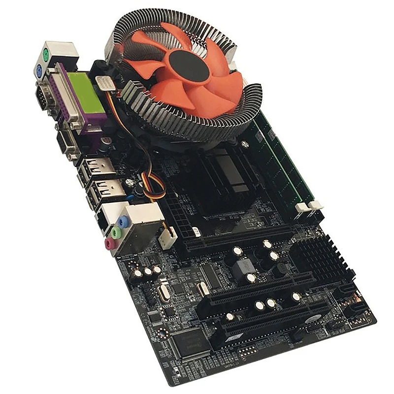 Материнская плата G41 для ПК центральный процессор с четырехъядерным процессором