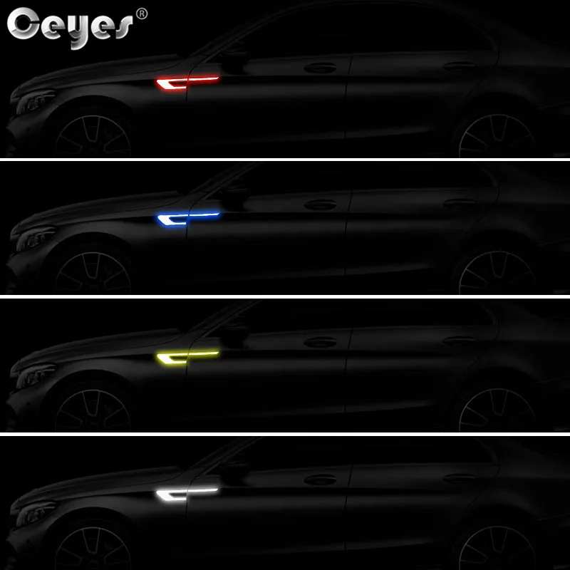 Светоотражающие наклейки Ceyes 2 шт. автомобильные аксессуары предупреждающие