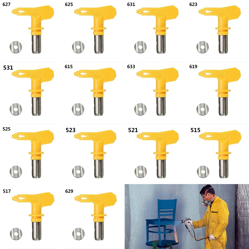 

5/6 Series Airless Spray Tip Paint Sprayer Nozzle Airless Spray Tip Nozzle Kit