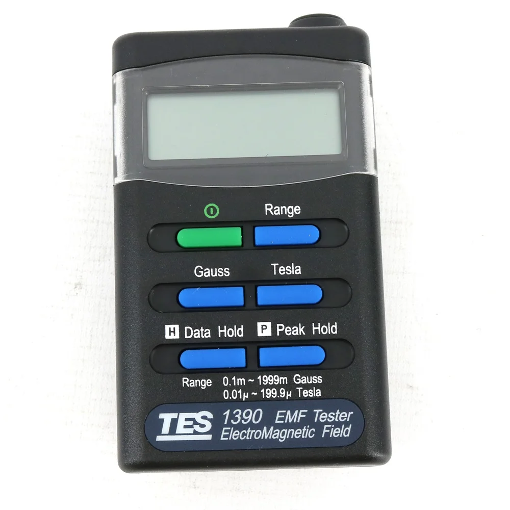 TES-1390 EMF тестер электромагнитного поля Дисплей микро Тесла & милли Гаусс в одном