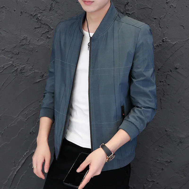 

Men's Spring Autumn Plus Size Casual Jackets Men's Jackets Trendy Handsome Singles Young Business Men's Clothing Trendy Tops