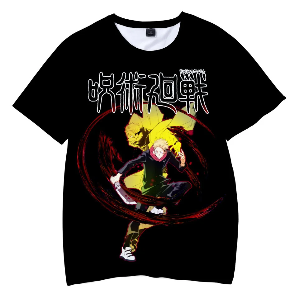 

Hot T-Shirts Anime Jujutsu Kaisen 3D Print Men Women Oversized T Shirt Harajuku Cosplay Streetwear Casual Fashion Male Tees Tops
