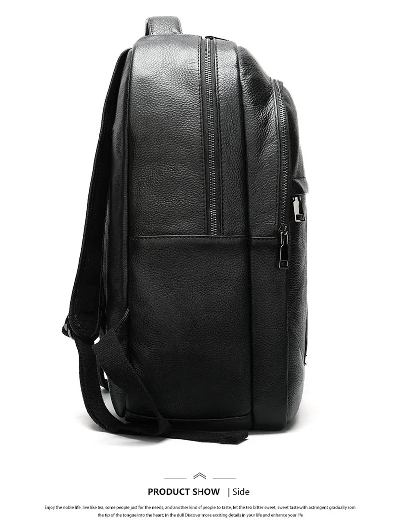 PNDME, простой, Повседневный, из натуральной кожи, черный, мужской, женский рюкзак, большой, вместительный, для улицы, для путешествий, из мягкой воловьей кожи, для работы, 14 дюймов, рюкзак