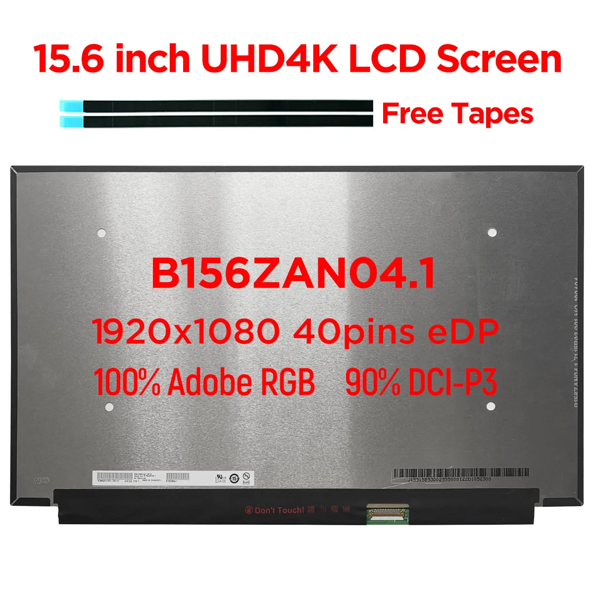 Оригинальный B156ZAN04.1 для ноутбука Dell Alienware M15 15 6 дюйма IPS UHD4K 3840x2160 ЖК экран 90% DCI P3 100%