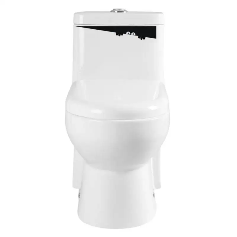 

Creative Vinyl Fun Wall Sticker Toilet Bathroom Home Decoration Decal Waterproof Home Fun Sticker Poster Funny Stickers