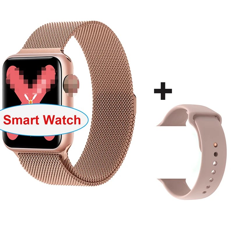 steel PK add strap Iwo 11 lite умные часы F10 Bluetooth пульсометр VS IWO 10 iwo 8 Спортивные умные часы для IOS Android pk iwo 6 iwo 7 iwo 12 - Цвет: steel PK add strap