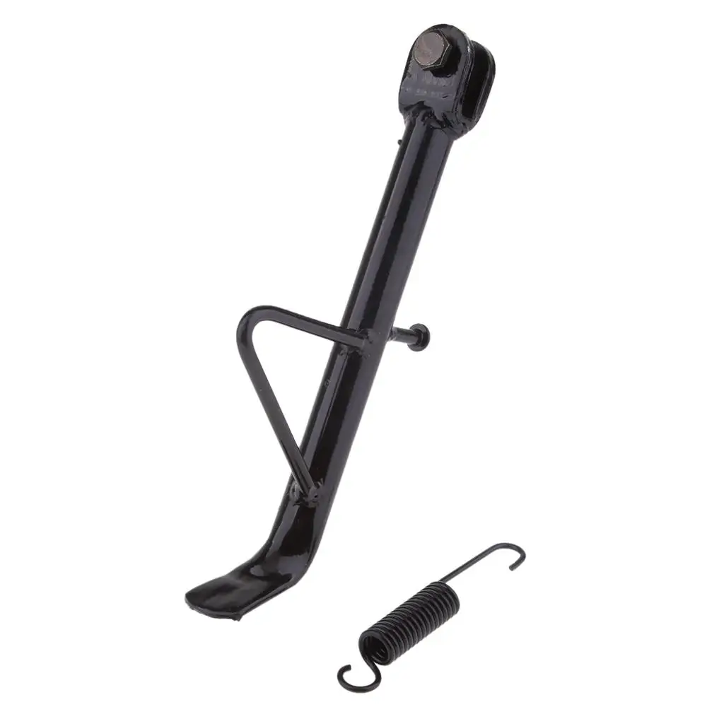 Black 17cm Универсальная Подножка для мотоцикла, боковая стойка для парковки, подставка для ног, для скутера, электровелосипеда, 21 см, черный цвет - Цвет: Black 17cm