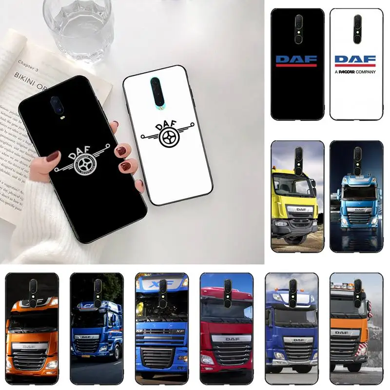 

DAF Truck logo Phone Case For Oppo A5 A9 2020 Reno2 z Renoace 3pro A73S A71 F11