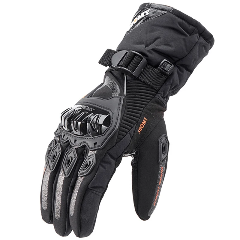 Guantes moto Luvas rcycle перчатки водонепроницаемые ветрозащитные зимние теплые сенсорный