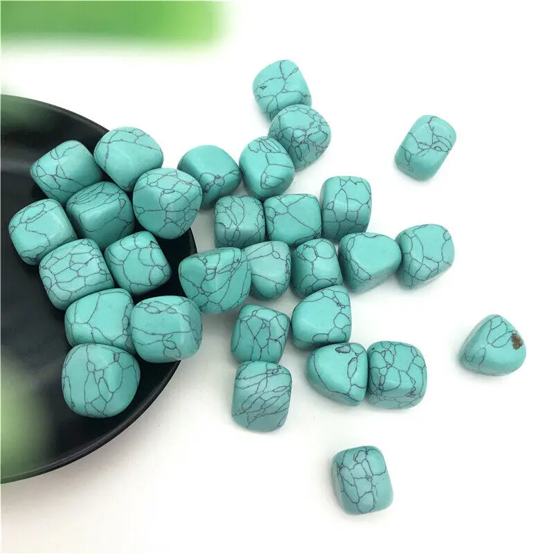 

Прямая поставка 100 г натуральный, голубой, бирюзовый полированный кристалл кварца кубические камни лечебные Декор камни и кристаллы