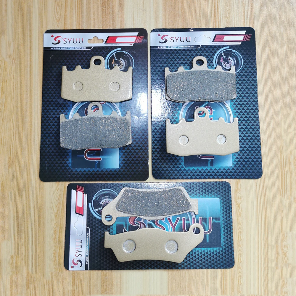 Мотоциклетные медные полуметаллические Передние Задние тормозные колодки для BMW