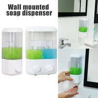 white 500ml1000ml liquid soap dispenser singledouble head wall mounted soap dispenser bathroom kitchen foam dispensers