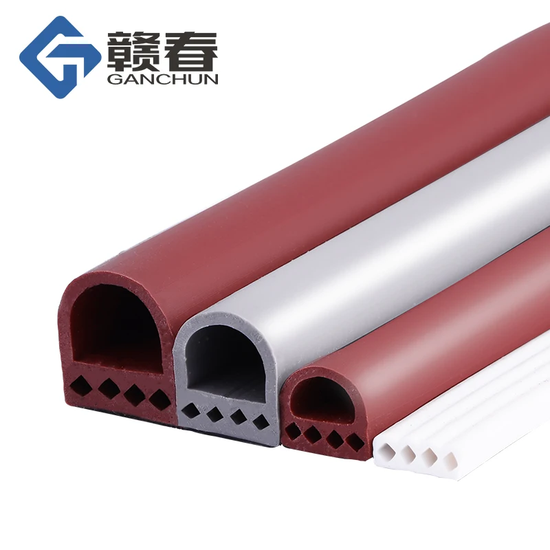 Уплотнительная лента из силиконовой резины типа D/I для двери/окна