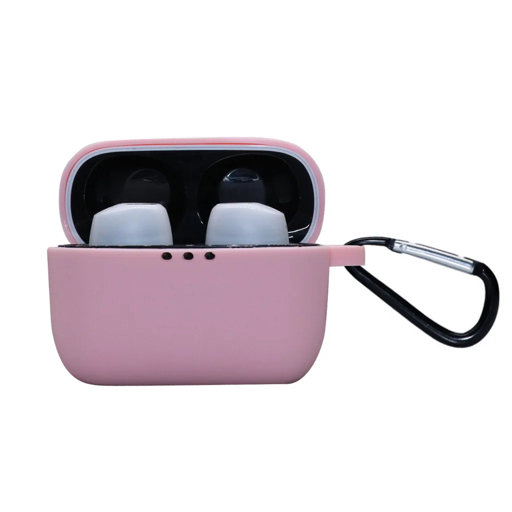 Силиконовый противоударный защитный чехол для наушников с крючком Edifier tws2 мягкий