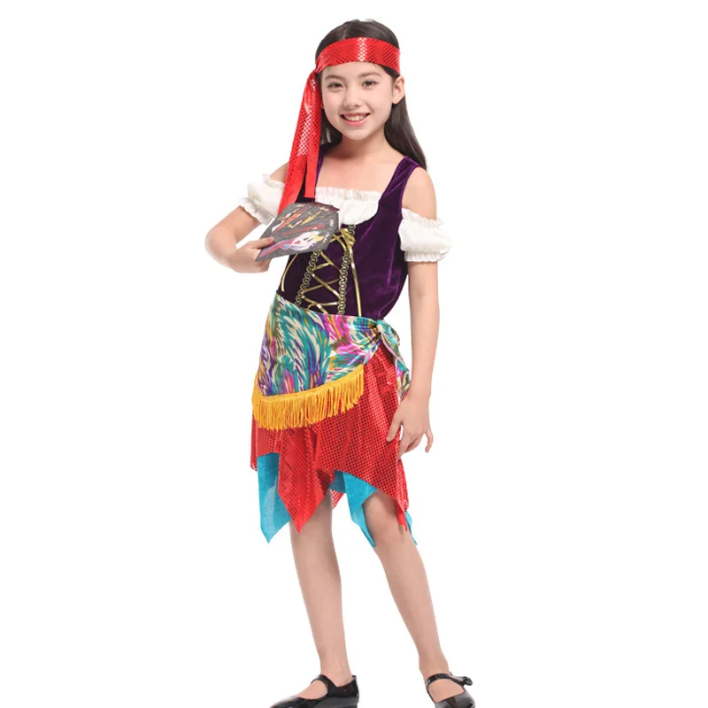 Детские цыганские костюмы на Хэллоуин для девочек