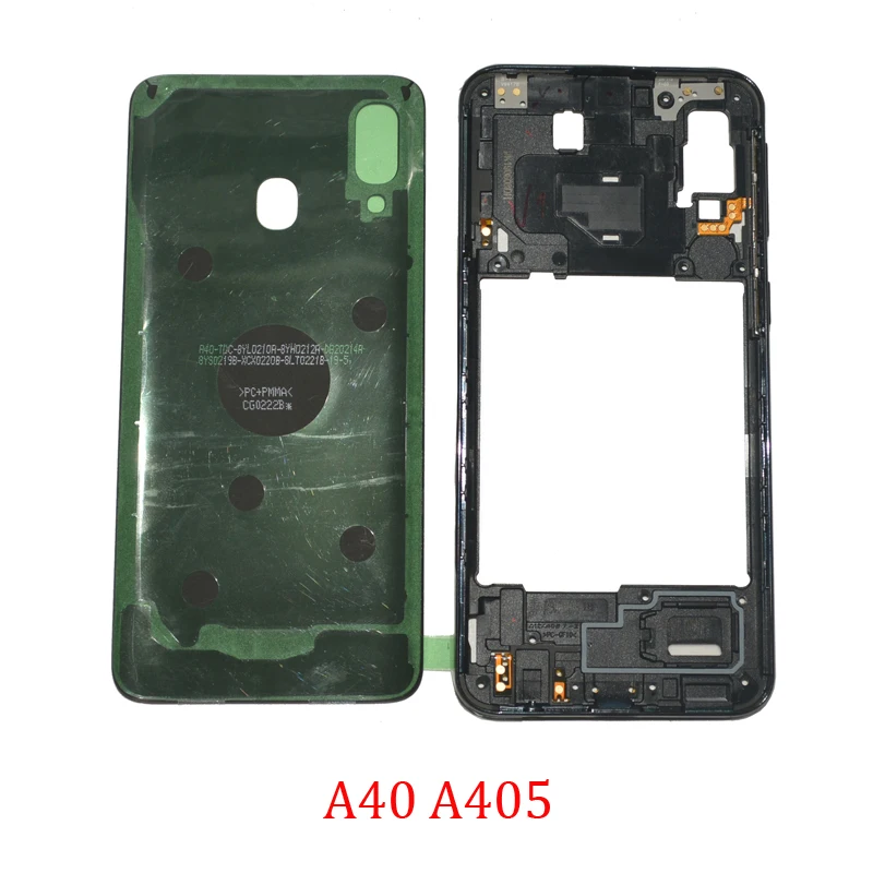 Задняя панель корпуса для Samsung Galaxy A40 A405 A405F A405FM A405FN | Мобильные телефоны и