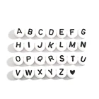 Бусины акриловые в форме сердца, белого цвета, 4x7 мм, для изготовления ювелирных изделий, незакрепленные, 100 шт.