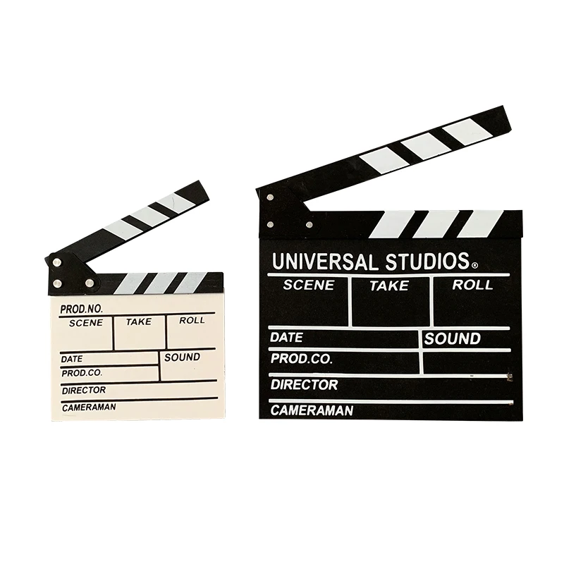 Zakka деревянная бутафория для видеосъемки Clapperboard TV Movie Clapper Director Clapperboards доска