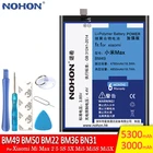 Аккумулятор NOHON BM49 BM50 BM22 BM36 BN31 для Xiaomi Mi Max 2 5 5S 5X Mi5 Mi5S Mi5X, сменные батареи большой емкости, бесплатные инструменты