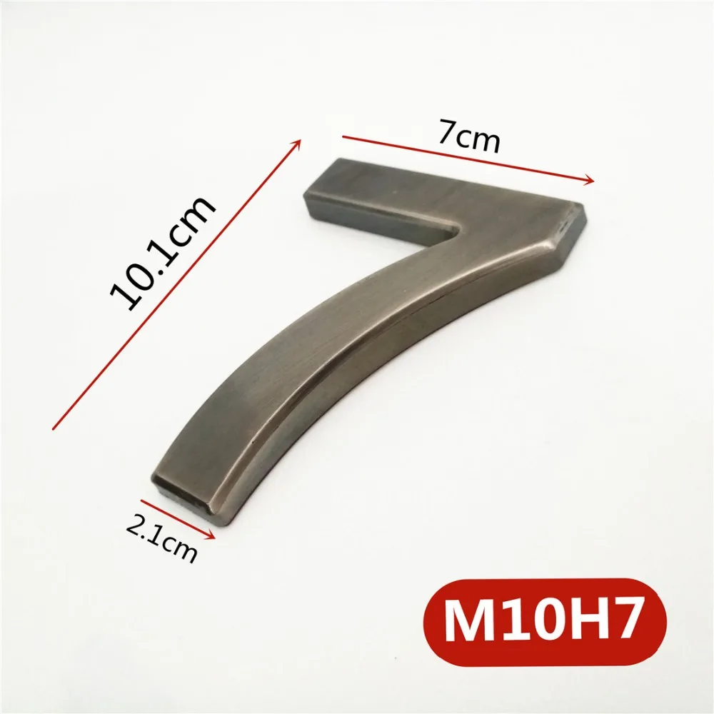 10 см 0123456789 Современная табличка дверной номер дом отель дверь адрес стикер с цифрами дверной знак ABS пластик серый цвет