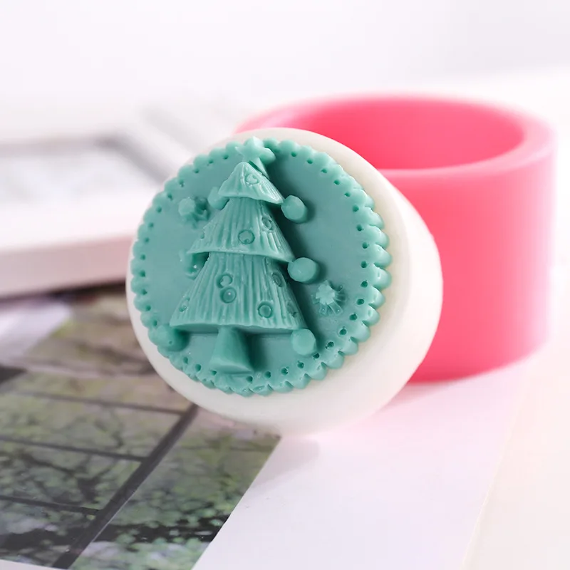 Силиконовая форма для мыла изготовления рождественской елки силиконовая