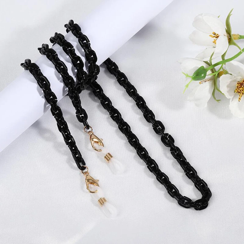 

Leopard Acrylic Face Mask Necklace Glasses Chain Sunglasses Straps Lanyards