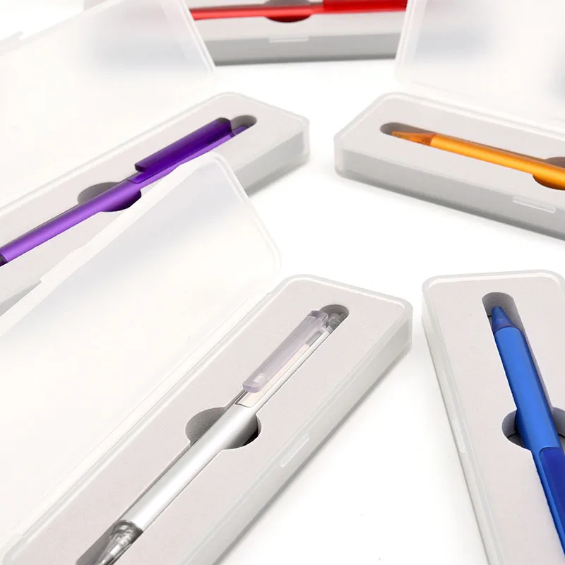 Цветная гелевая ручка KACOGREEN в форме трубки металлическая с черными чернилами 0 5