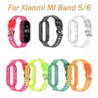 Ремешок для Xiaomi Mi Band 6, прозрачный силиконовый сменный Браслет для Mi Band 5, ремешок из ТПУ, силиконовый ремешок для Xiaomi Mi Band 6