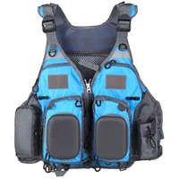 50 100kg adult swimming foam life vest jacket field boating drifting survival waistcoat removable multi pocket fishing vest