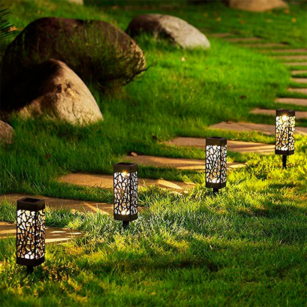 Уличный садовый светильник на солнечной батарее 1 8 светодиосветодиодный ажурный