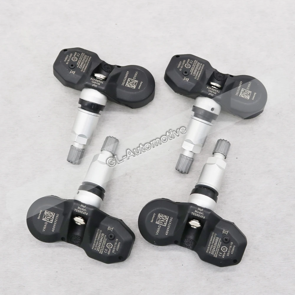 4 шт. 4D0907275C датчик давления в шинах 433 МГц для Audi A4 A6 A8 Maybach Porsche 911 Cayenne Boxster Cayman 4D0907275D 4D0907275A