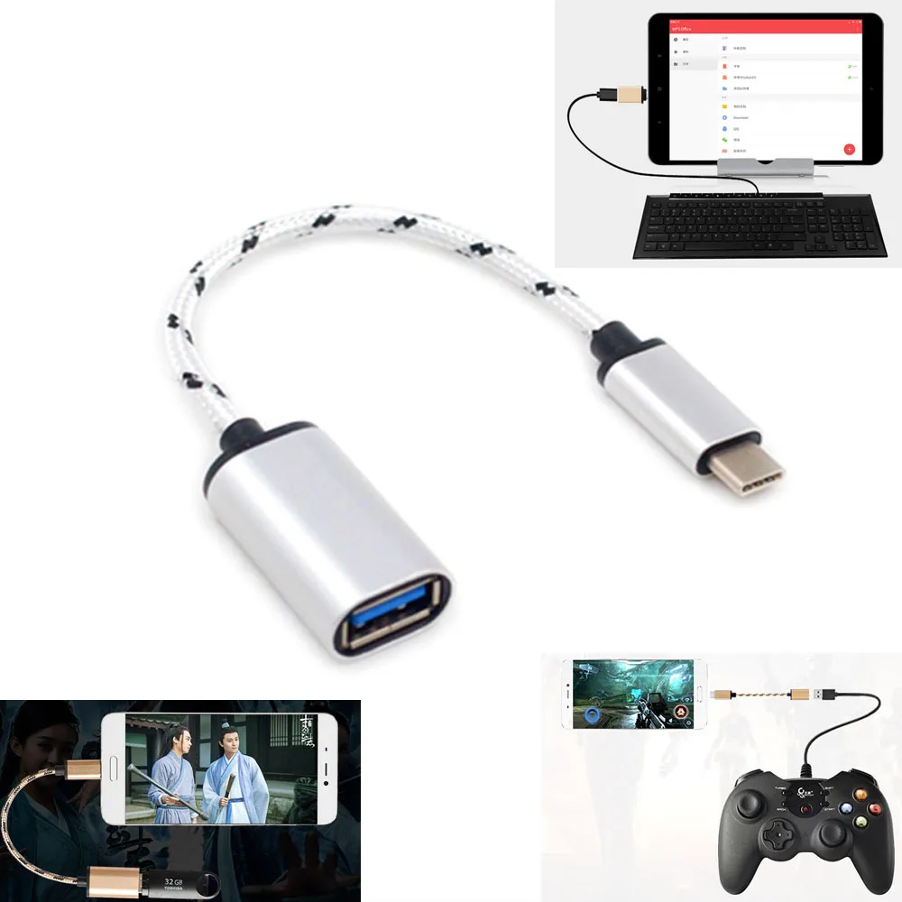 1 шт. Кабель адаптер Type C OTG USB 2 0 Male A Женский для передачи данных|Кабели данных| |