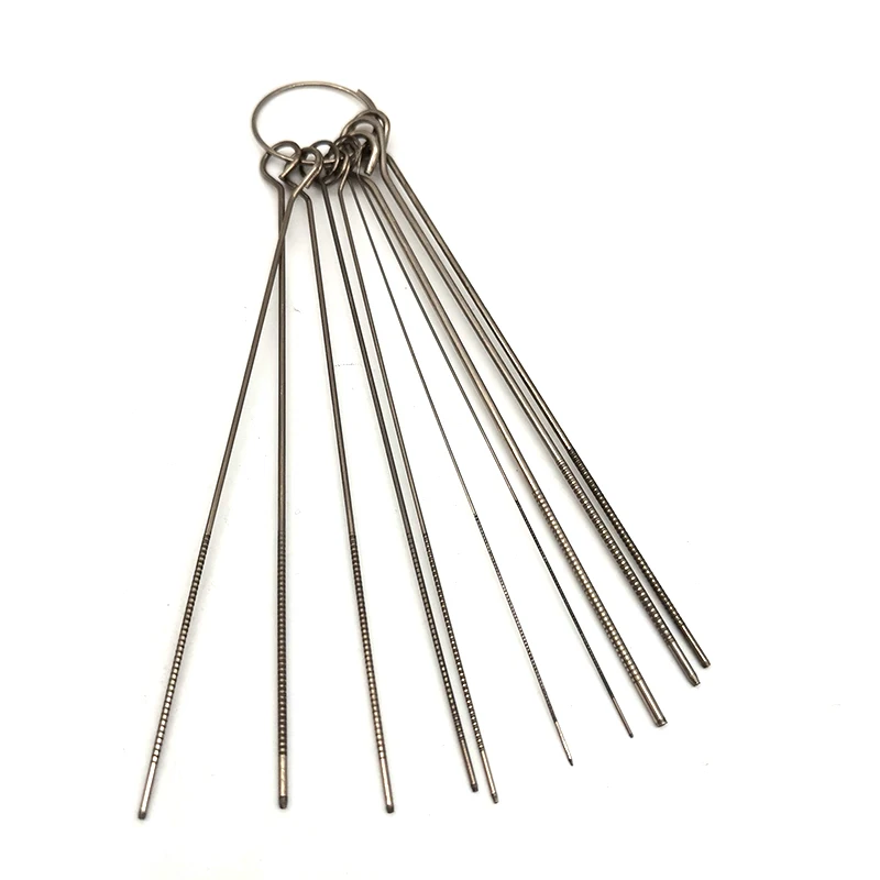 

10 Pcs 3.5" Carburetor Carbon Dirt Jet Remove Cleaning Needles Stainless Steel