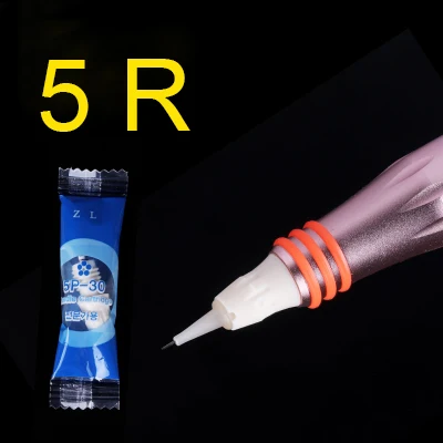 20PCS 5R Профессиональная вышивка бровей Charmant тату машина ручка полуперманентный макияж микроблейдинг лайнер шейдер для бровей татуировки - Цвет: 20PCS 5R