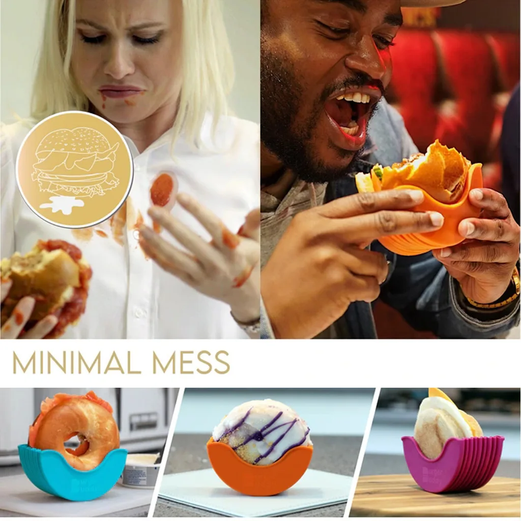 Силиконовая полка для гамбургеров растягивающийся держатель кухонный