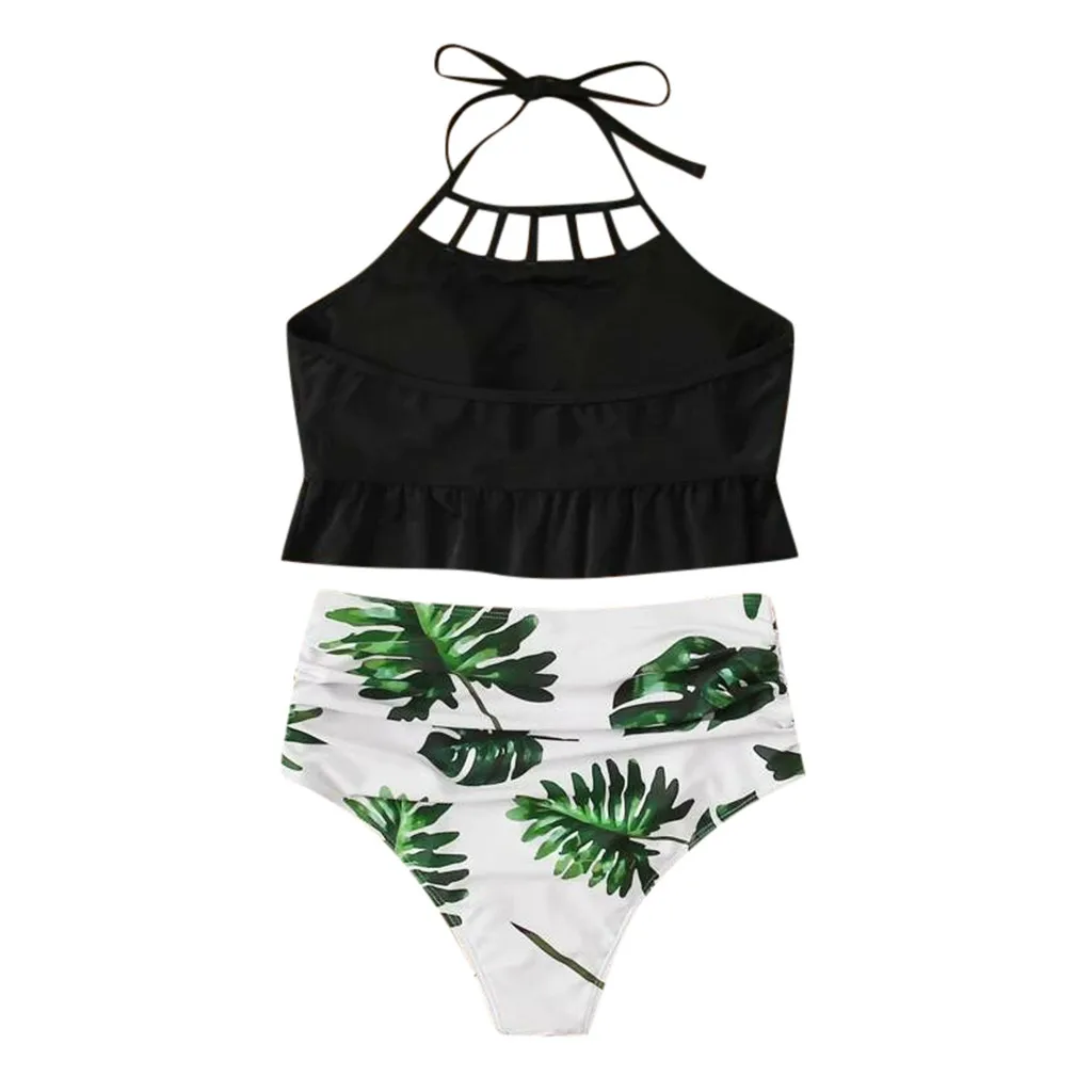 Бикини 2020 женский костюм комплект бикини с чашками пуш ап монокини пляжная