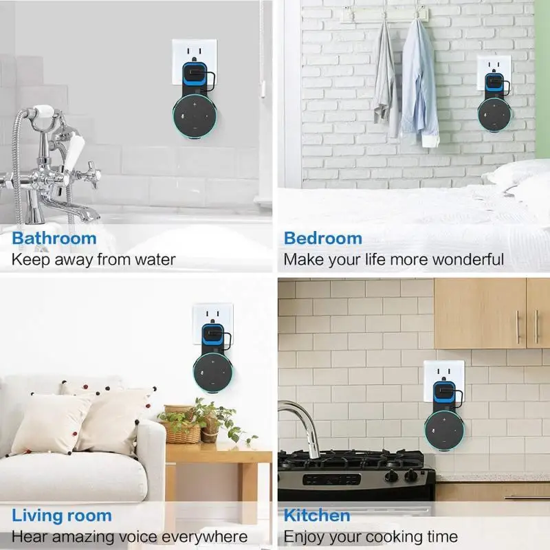 Для Echo Dot (3rd Gen) поколения на выходе Настенное Крепление Держатель смарт Динамик