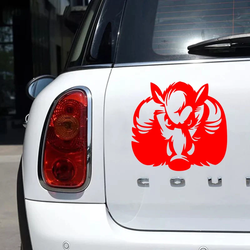 

Car Stickers Decor Motorcycle Decals Boar Funny Car Sticker Decorative Accessories Creative Sunscreen Waterproof PVC,