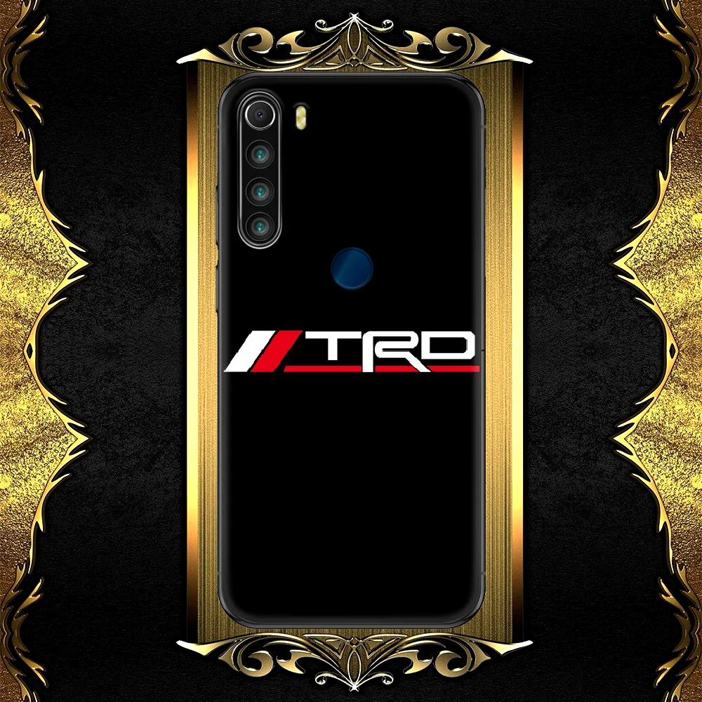 

Toyotas Sport Car Logo Phone Case Cover Hull For XIAOMI Redmi 8 9 9C Note 6 7 8 9 9S K20 K30 K40 Pro Plus black Cell Fashion