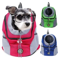50 hot sales outdoor travel dog puppy breathable head out chest front carrier bag backpack