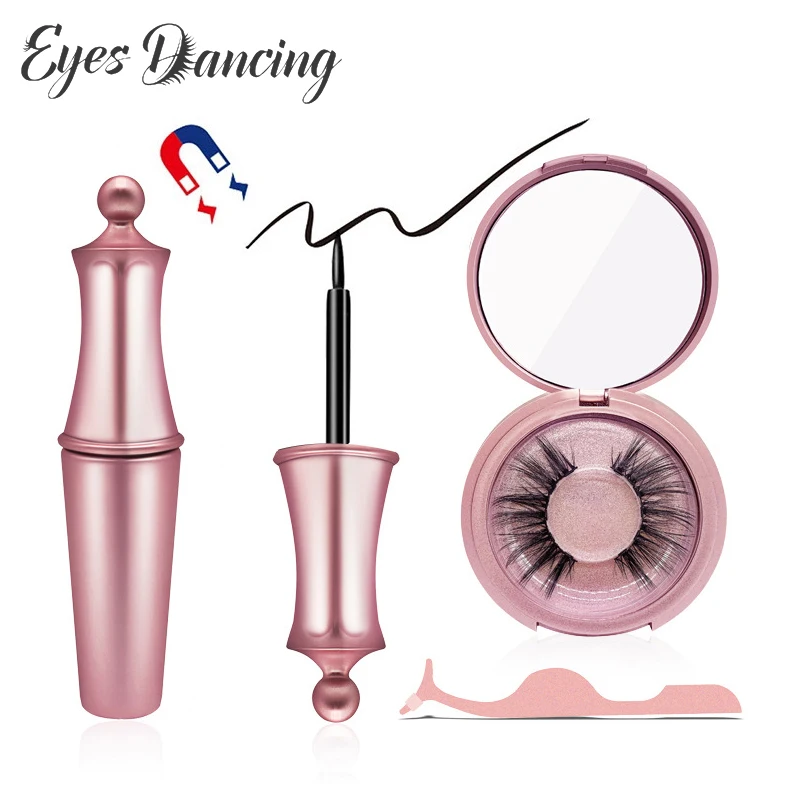 

eyes dancing 2Pairs magnetic eyelashes long false lashes Magnetic eyelashes Liquid Eyeliner & Tweezers Set magnetic Set